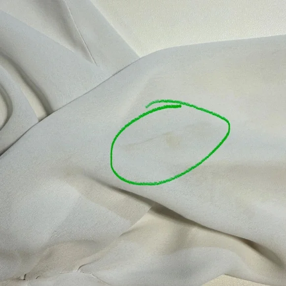 VINTAGE crochet floral lace collar blouse button down tailored lightweight 90s - Picture 13 of 17